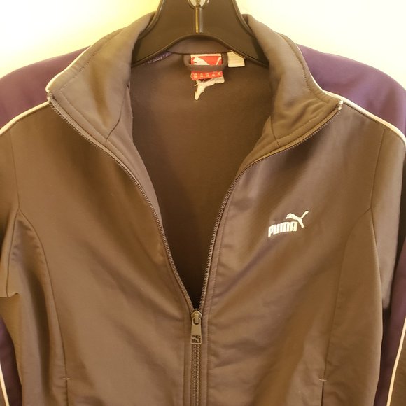 Puma Gray Purple Track Jacket Size XS NWOT! - Picture 9 of 12